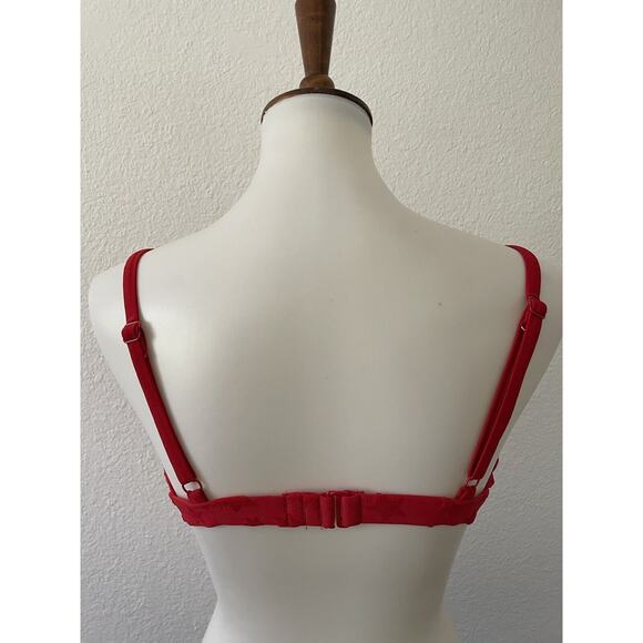 Old Navy Swimwear Bikini Top Triangle Patriotic Swim - Picture 6 of 8